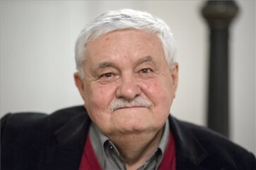 Pályatársai köszöntötték Végel Lászlót 75. születésnapja alkalmából a PIM-ben - A cikkhez tartozó kép