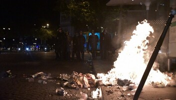 Randalírozás a döntő után - illusztráció