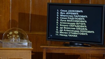 Kisorsolták a szerb elnökjelöltek sorrendjét a szavazólapon - A cikkhez tartozó kép