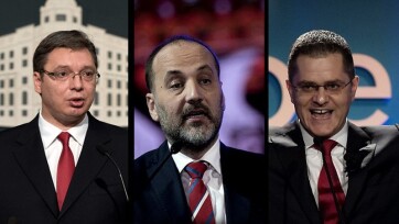 Faktor plus: Vučić 53 százalékon, Janković és Jeremić megelőzte Belit - A cikkhez tartozó kép