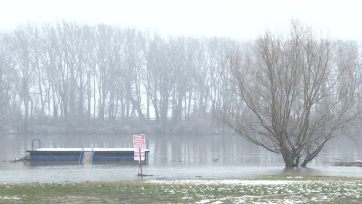 Magyarkanizsa: Vasárnap óta 7 centit apadt a Tisza - A cikkhez tartozó kép