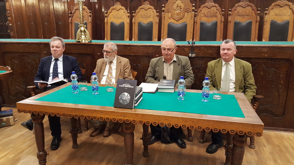 A könyvbemutató résztvevői