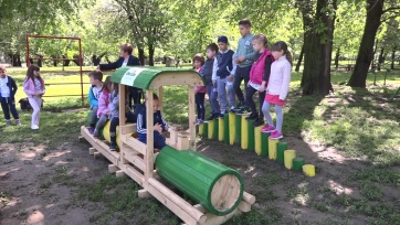 Új játszótéri elemek a magyarkanizsai Tisza-parton - A cikkhez tartozó kép