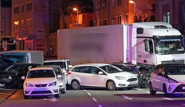 Terrorcselekménynek minősítették a németországi Limburgban történt teherautós ütközést - A cikkhez tartozó kép