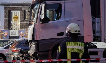 Terrorcselekménynek minősítették a németországi Limburgban történt teherautós ütközést - A cikkhez tartozó kép