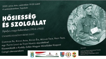Hősiesség és szolgálat – Topolya a nagy háborúban (1914-1918) címmel jelent meg új kiadvány - A cikkhez tartozó kép