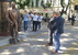 Bíró Károly szobránál - miniatűr változat