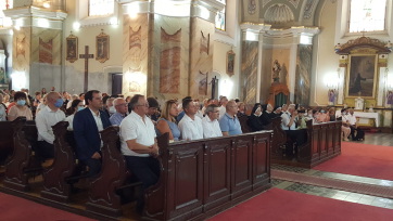 Palatinus István a magyarkanizsai Szent Őrangyalok templom új plébánosa - A cikkhez tartozó kép