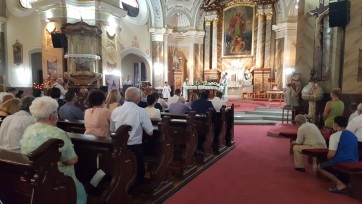 Palatinus István a magyarkanizsai Szent Őrangyalok templom új plébánosa - A cikkhez tartozó kép