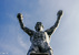 Rocky Balboa filmhős szobra - miniatűr változat