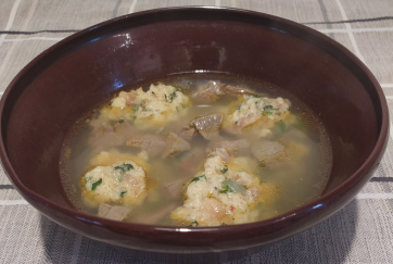 Zsemlegombócos savanyúleves - A cikkhez tartozó kép