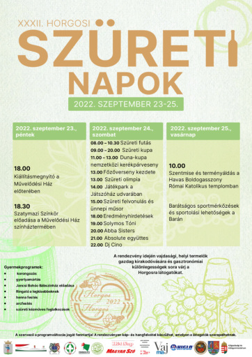 A hétvégén Szüreti napok Horgoson - A cikkhez tartozó kép