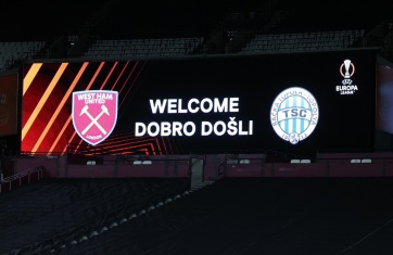A TSC ma este a West Ham United ellen kezdi az Európa Liga csoportkörét - A cikkhez tartozó kép