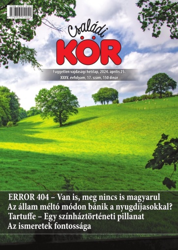 Családi Kör (2024. április 25.) – ERROR 404 – Van is magyarul, meg nincs is - A cikkhez tartozó kép