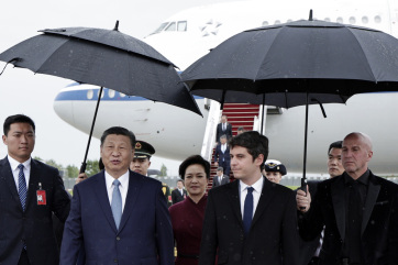Európai körútja első államásaként Párizsba érkezett a kínai elnök - A cikkhez tartozó kép