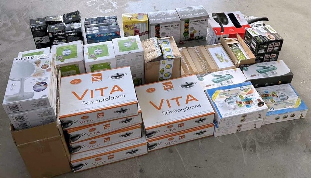 A lefoglalt áru egy része