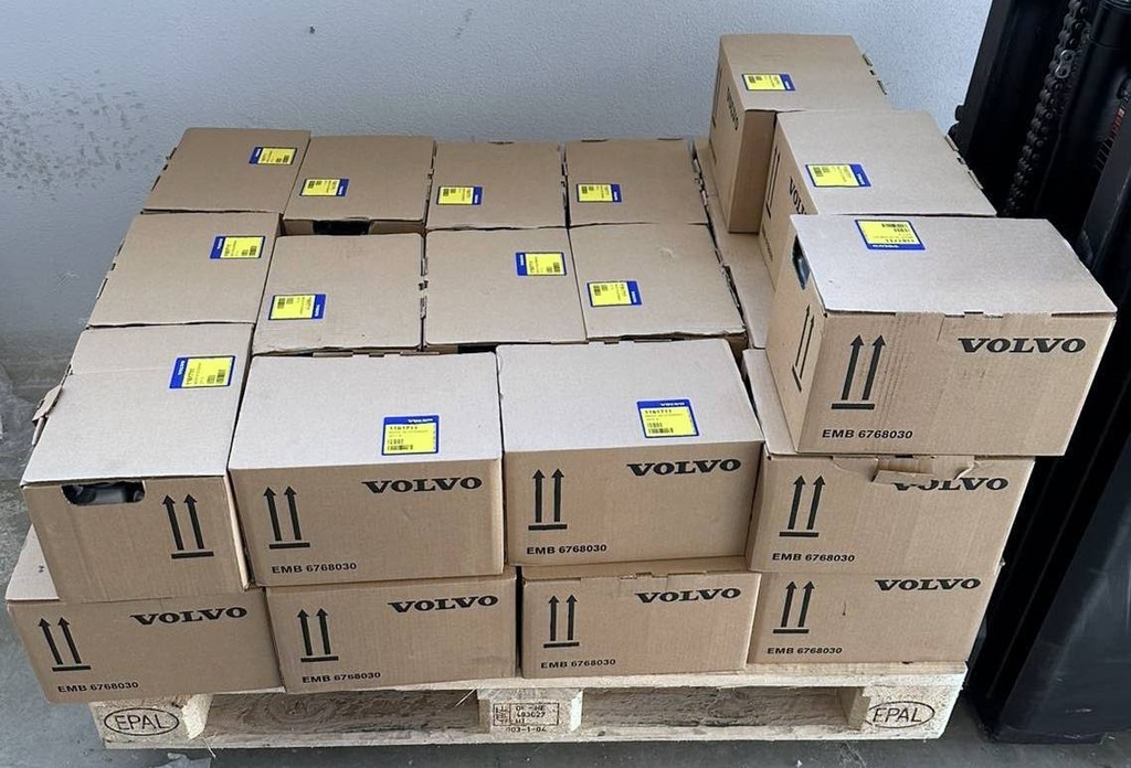 A lefoglalt áru egy része