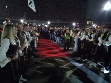 A kerékpárosok, a maratonfutók és az első gyalogos csoport is megérkezett Kragujevacba - A cikkhez tartozó kép