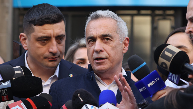 George Simion és Călin Georgescu George Simion és Călin Georgescu