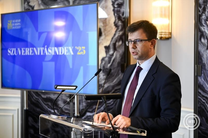 Búka János a Szabad Európa Intézet Szuverenitásindex ´25 című szakmai bemutatóján Búka János a Szabad Európa Intézet Szuverenitásindex ´25 című szakmai bemutatóján