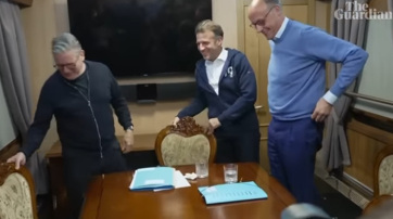 Nincs bizonyíték arra, hogy Macron, Starmer vagy Merz kábítószert használt volna a vonaton - A cikkhez tartozó kép