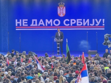 Vučić Nišben: Véget ért a színes forradalom, nincsenek többé követelések - A cikkhez tartozó kép