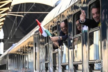 Elindult a 12. Boldogasszony zarándokvonat Budapestről a csíksomlyói pünkösdi búcsúra - A cikkhez tartozó kép