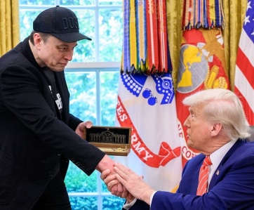 Kirobbant a háború Donald Trump és Elon Musk között - A cikkhez tartozó kép