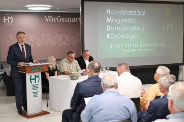 Harmadszor is Jankovics Róbertet választotta elnökének a Horvátországi Magyarok Demokratikus Közössége - A cikkhez tartozó kép