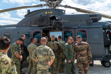 Magyar helikopter is segít a bolgár erdőtüzek megfékezésében - A cikkhez tartozó kép