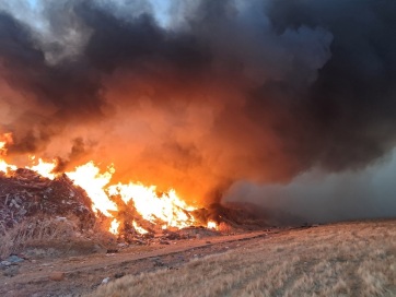Zombor: Tűz a regionális hulladéklerakón - A cikkhez tartozó kép