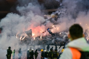 Az UEFA 90 ezer euróra büntette a Partizant a szurkolói incidensek miatt - A cikkhez tartozó kép