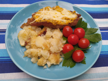 Tejfölös-sajtos rántott hús - A cikkhez tartozó kép