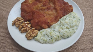 Dióbundás rántott hús - illusztráció