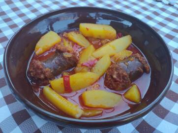 Kolbászos krumplipaprikás - A cikkhez tartozó kép