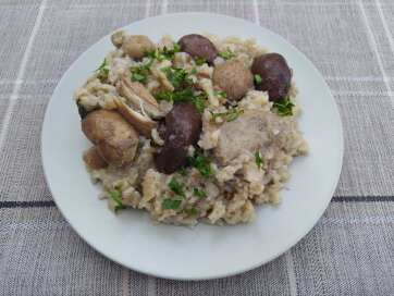 Gombás rizses hús - A cikkhez tartozó kép