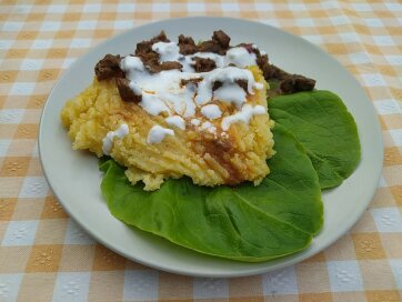 Tejfölös csirkemájpaprikás - A cikkhez tartozó kép