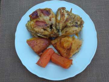 Gévagombával sült csirkeszárny - A cikkhez tartozó kép