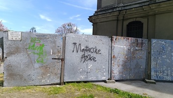 Predsednik Nacionalnog saveta mađarske nacionalne manjine osudio grafit uvredljiv za Mađare - illusztráció