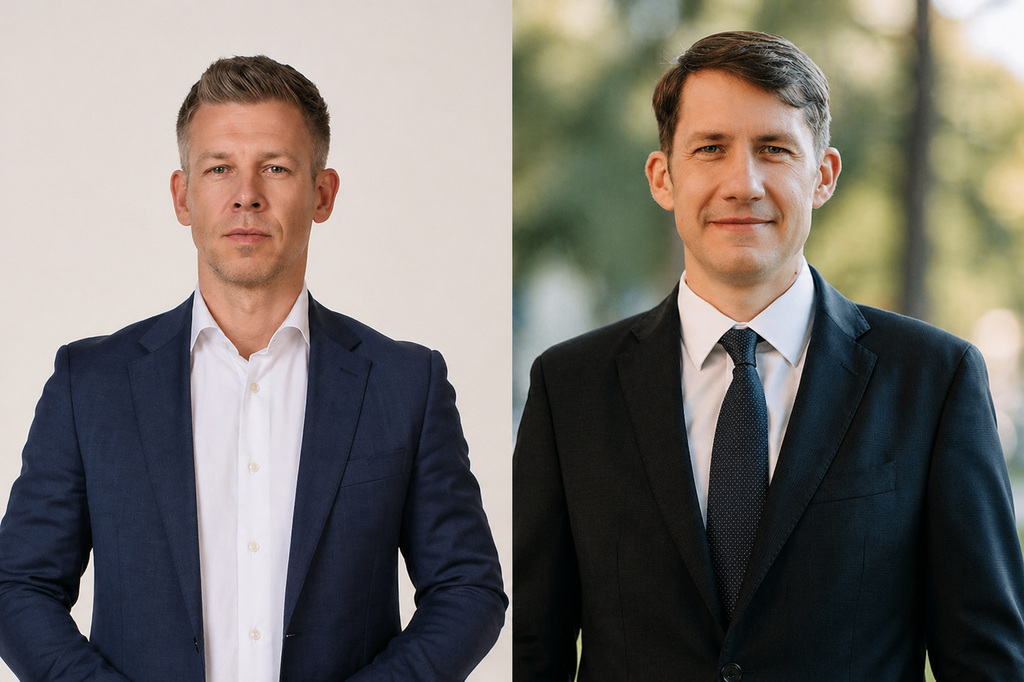 Magyar Péter és Pásztor Bálint