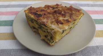 Spenótos gibanica - A cikkhez tartozó kép