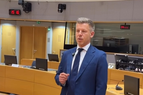 Magyar Péter Brüsszelben