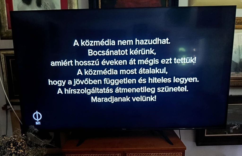 Umesto informativne emisije, gledaoce dočekuje ova poruka
