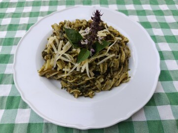 Házi pestós fusilli - A cikkhez tartozó kép