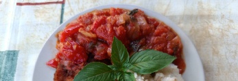 Mediterránfűszeres lecsó - illusztráció