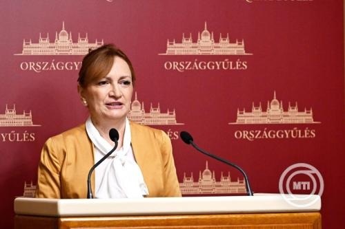 Bujdosó Andrea, a Tisza Párt országgyűlési frakcióvezetője (korábbi felvétel)
