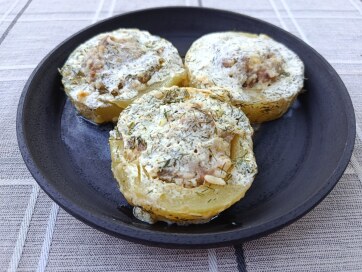 Töltött tökkorongok - A cikkhez tartozó kép