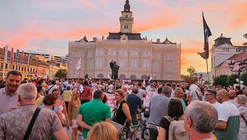 Megmozdulást tartottak Újvidéken - illusztráció