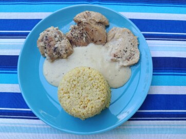 Vajban párolt pulykamell - A cikkhez tartozó kép