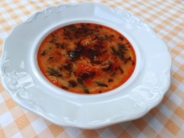 Zöldfűszeres pörkölttésztaleves - A cikkhez tartozó kép